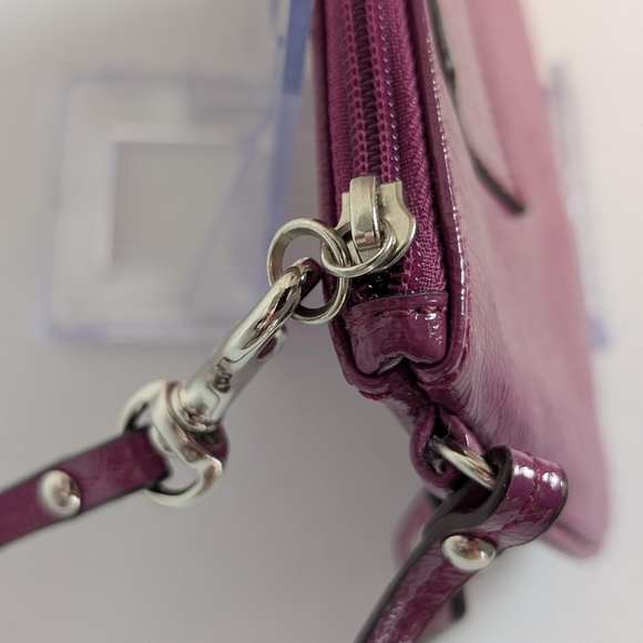 Coach Poppy Purple Wristlet Bag EST 1941 With Hang Tag EUC - Picture 4 of 7